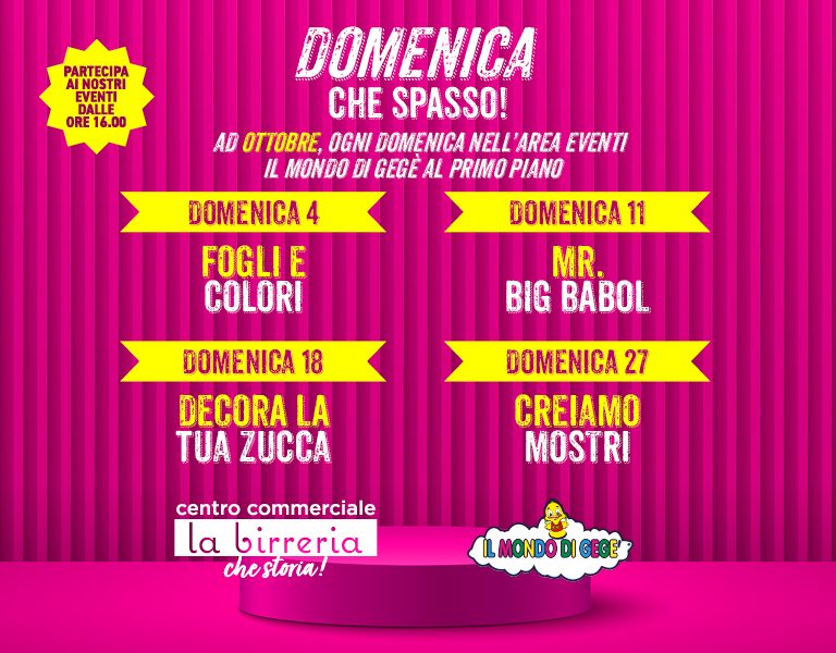 LABIRRERIAI GEGE' EVENTI SITO OTTOBRE MOBILE 768X600 X