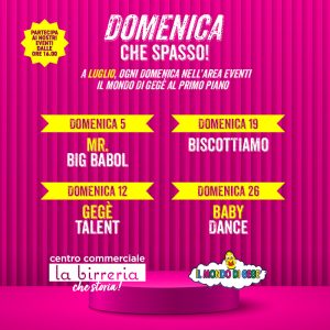 LABIRRERIAI GEGE' EVENT LUGLIO SITO 800X800 X