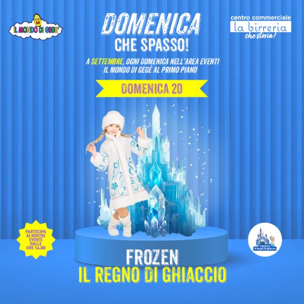 LABIRRERIA GEGE' EVENTI FROZEN DIGITAL SITO 800 X 800